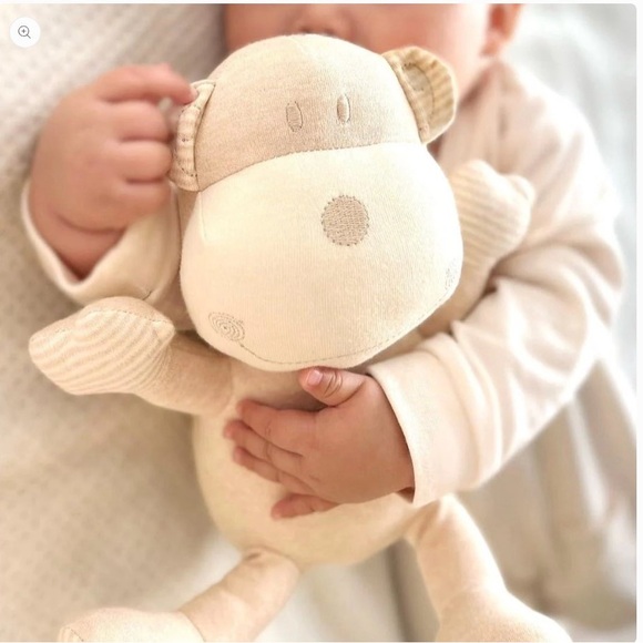 NWT-Organic Newborn Stuffed Toy Monkey - Picture 2 of 4